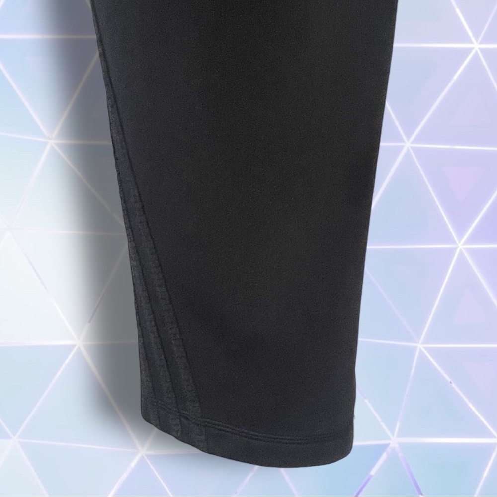 Adidas Solid Black Track Pants Size Medium Vintag… - image 8